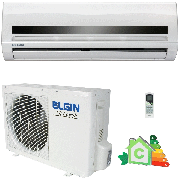 AR CONDICIONADO SPLIT HI-WALL ECO LOGIC ELGIN 18.000 BTUS QUENTE/FRIO 220V